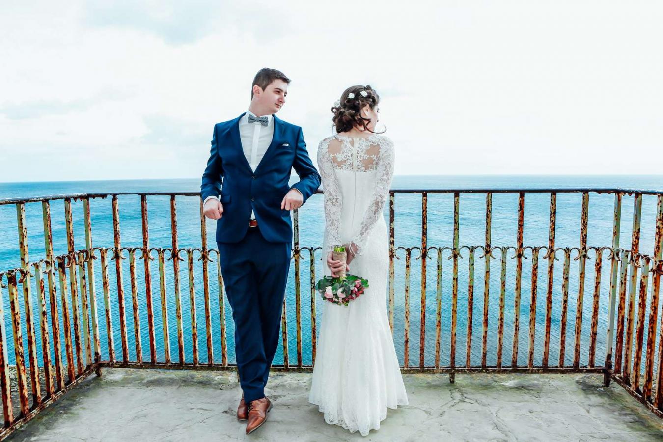 Bryllup på Stevns Klint