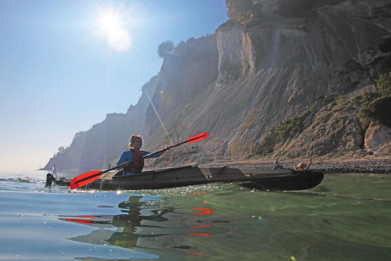 Kajak Møns klint