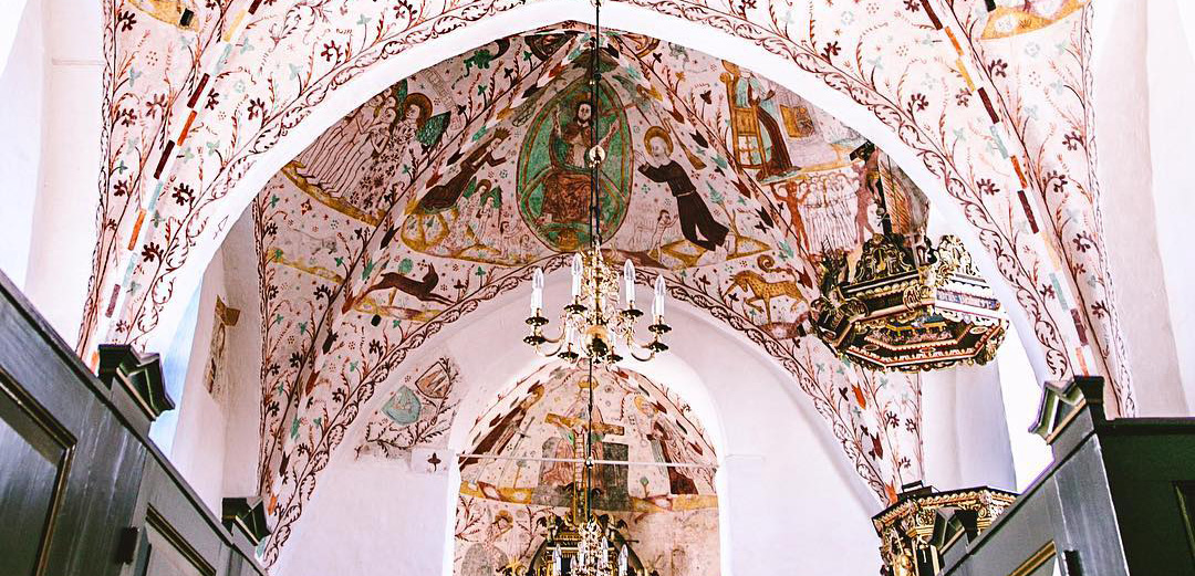 Kalkmaleri i Elmelunde Kirke