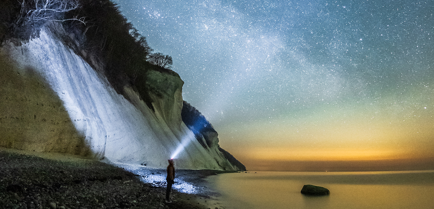 Dark Sky ved Møns Klint