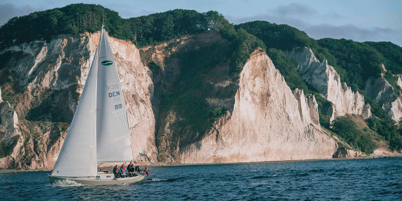 Møns klint til havs