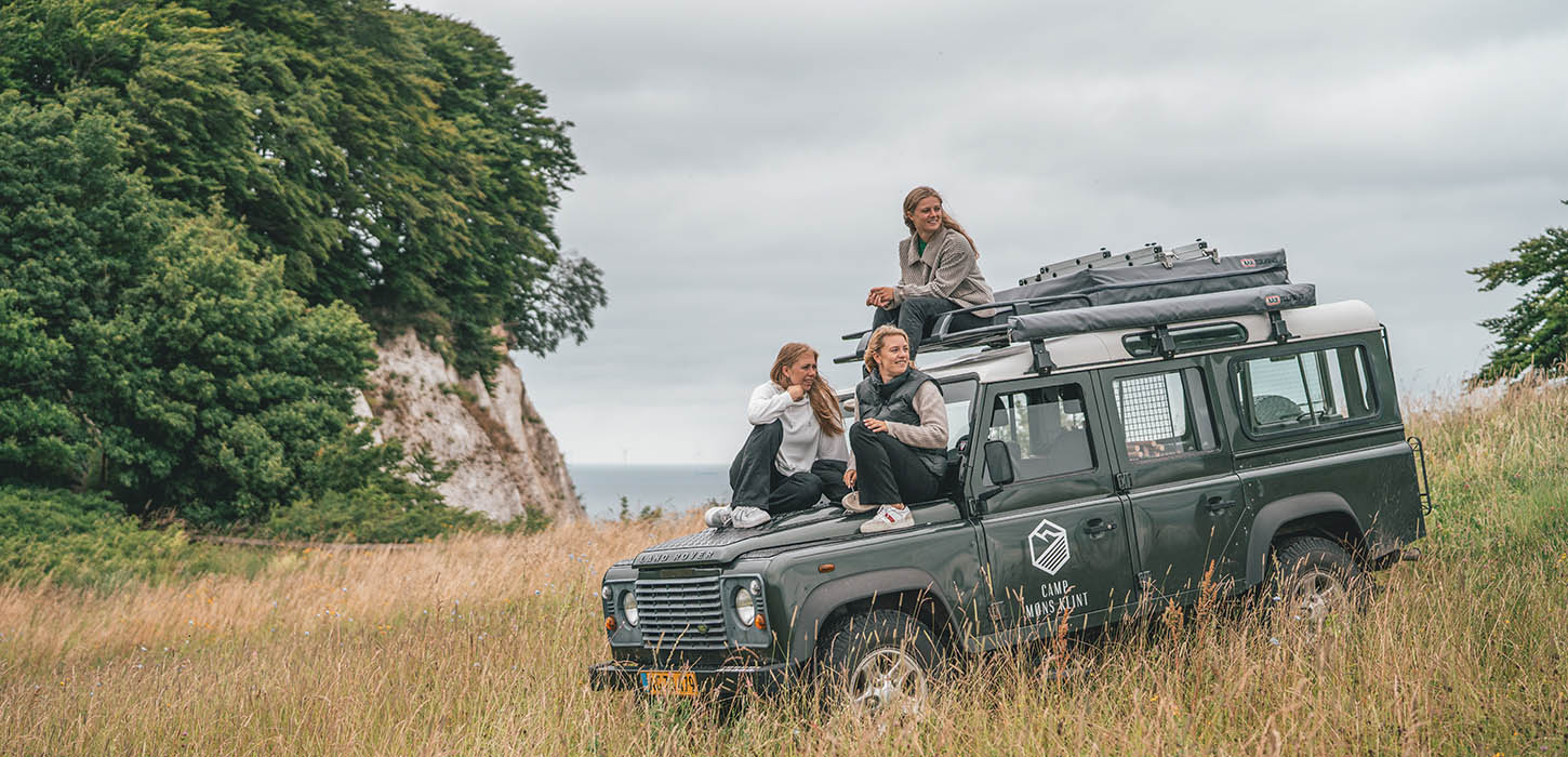 Die Destinationskarte von Südseeland & Møn