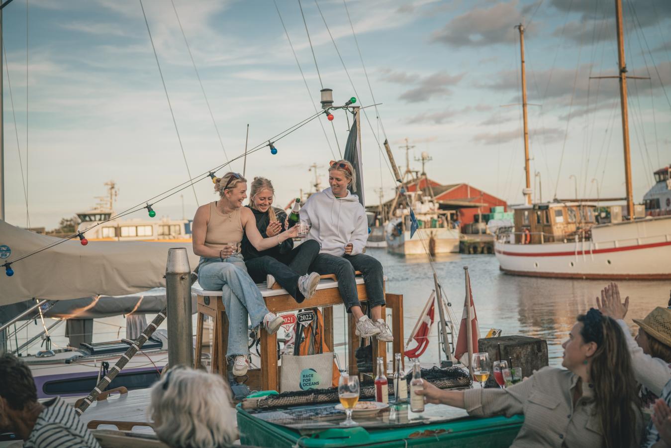 Klintholm havn sommer