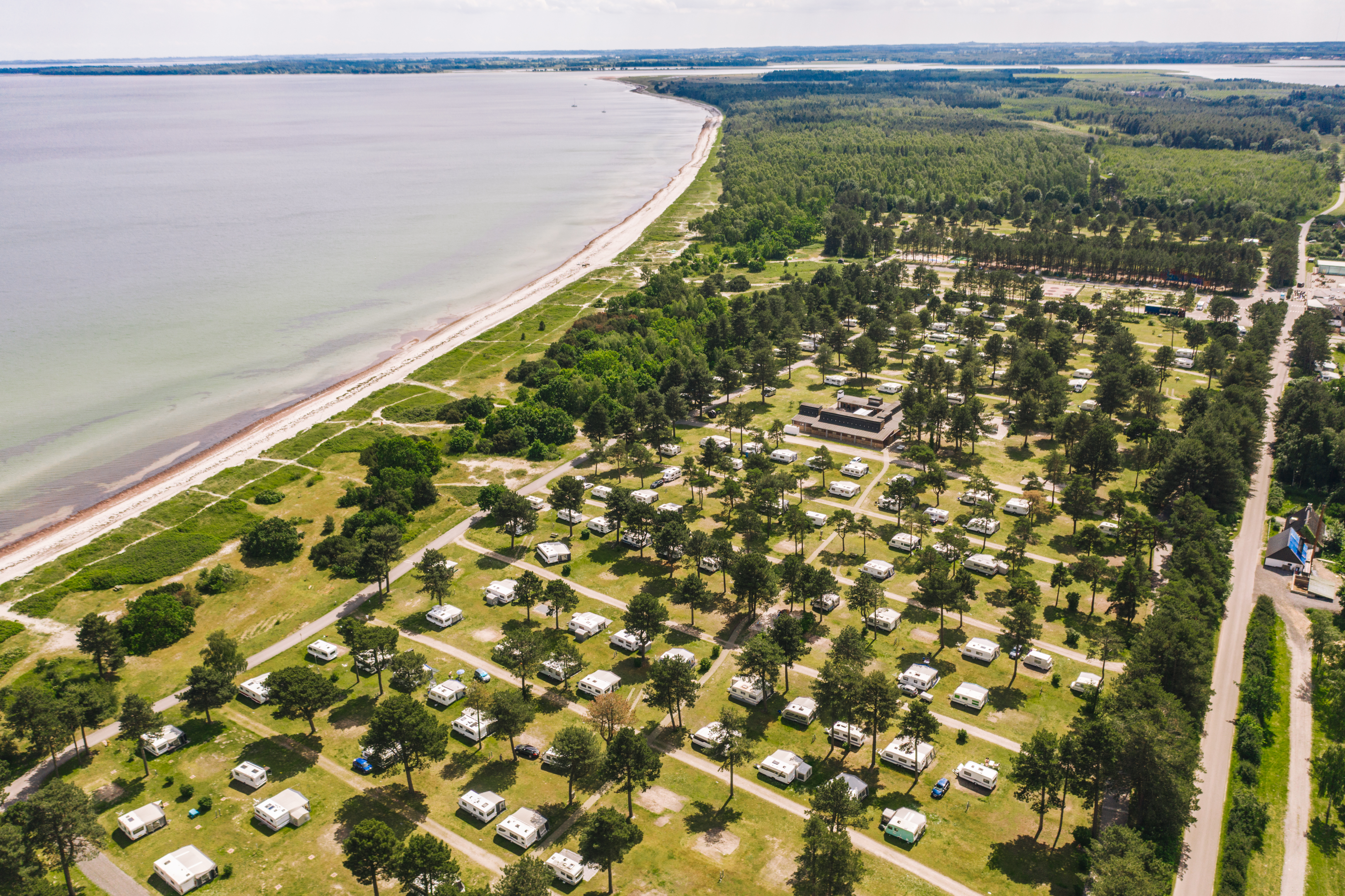 Feddet Strand Resort drone