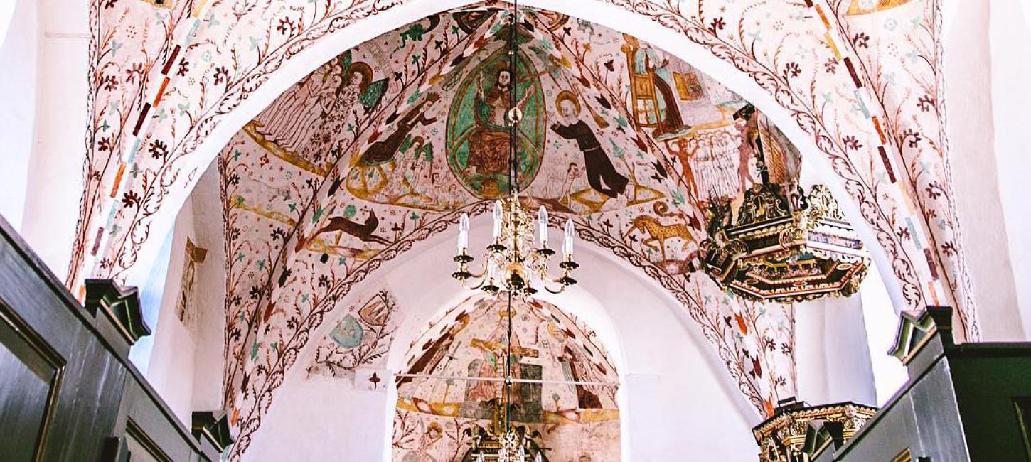 Kalkmaleri i Elmelunde Kirke