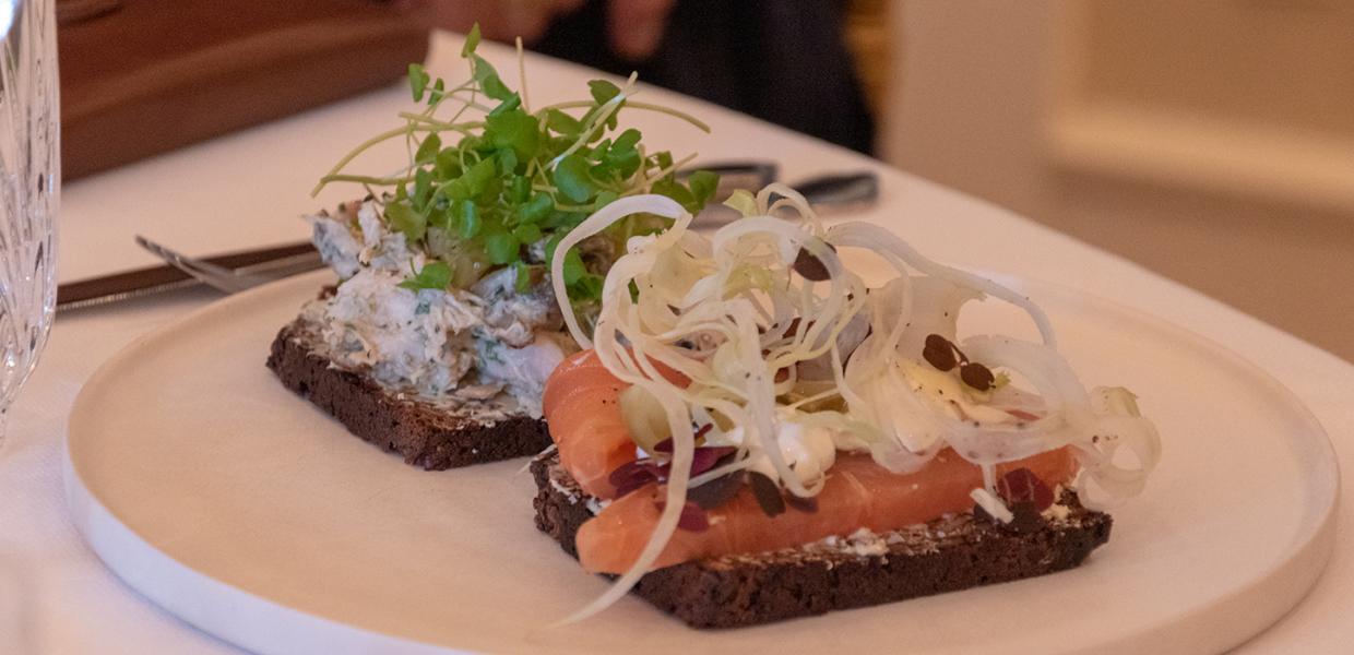 Smørrebrød på Frederiksminde