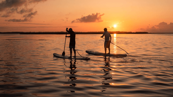 På SUP-board