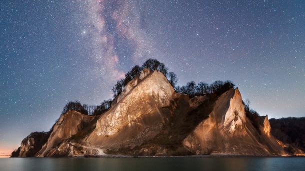 Dark sky - møns klint