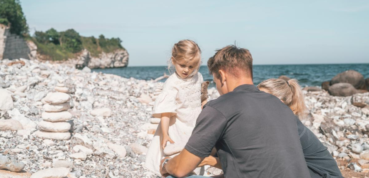 Stevns Klint barn sommer