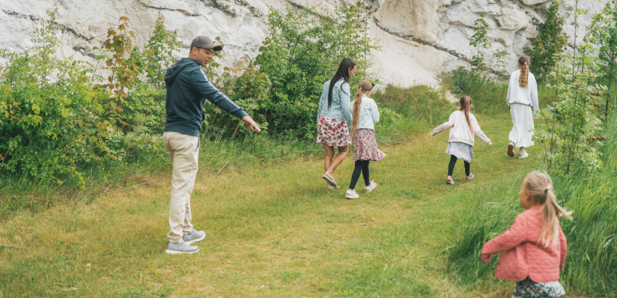 Familie på Stevns, natur