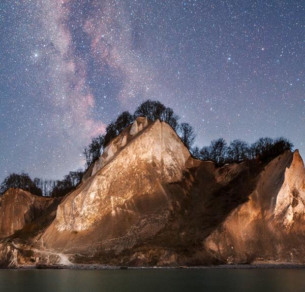 Dark sky - møns klint