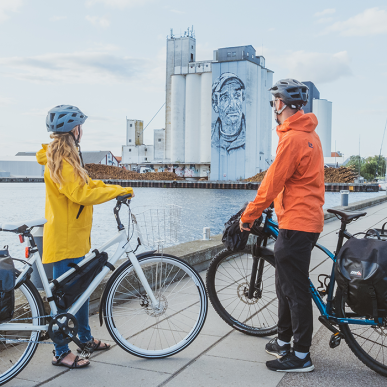 Cykler Næstved havn 