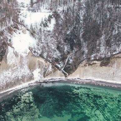 Møns Klint vinter