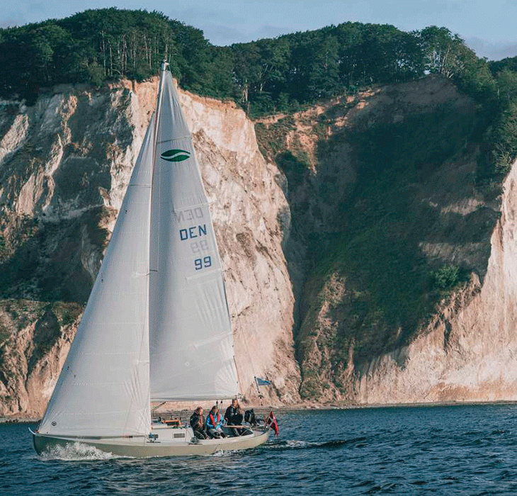 Møns klint til havs